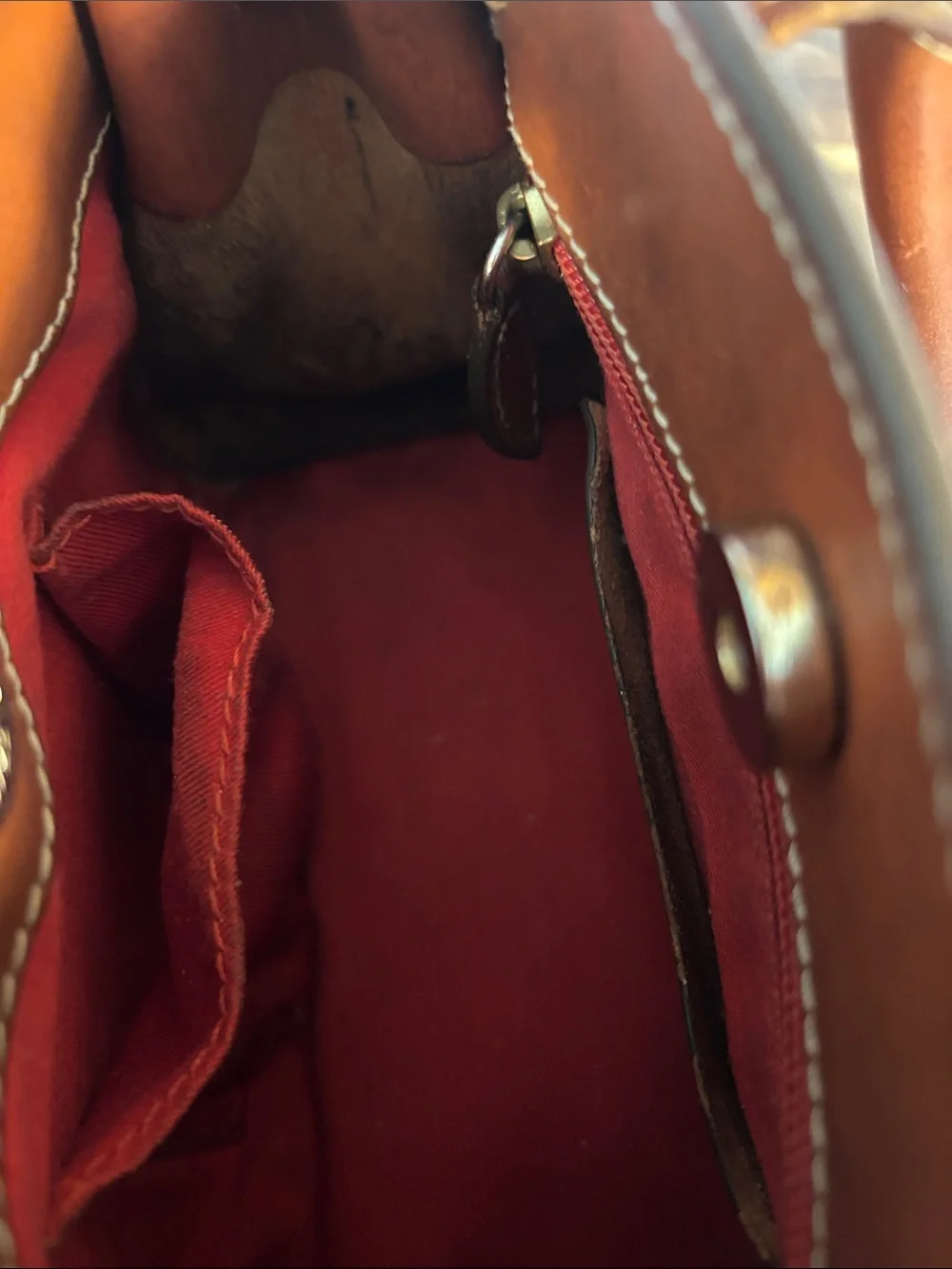 Dooney & Bourke Alto Collection mini tassel crossbody in Vacchetta Leather - Picture 6 of 8